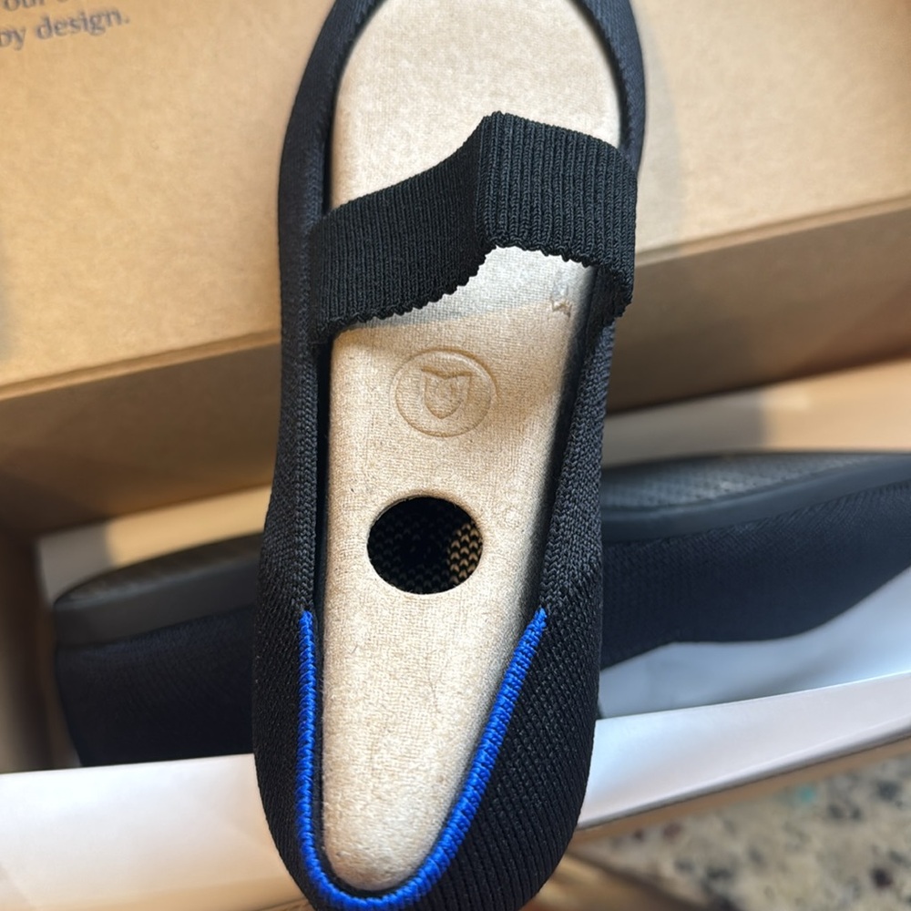 *NEW* ROTHYS THE POINT MARY JANE SIZE 5.5 BLACK IN BOX - Picture 9 of 11